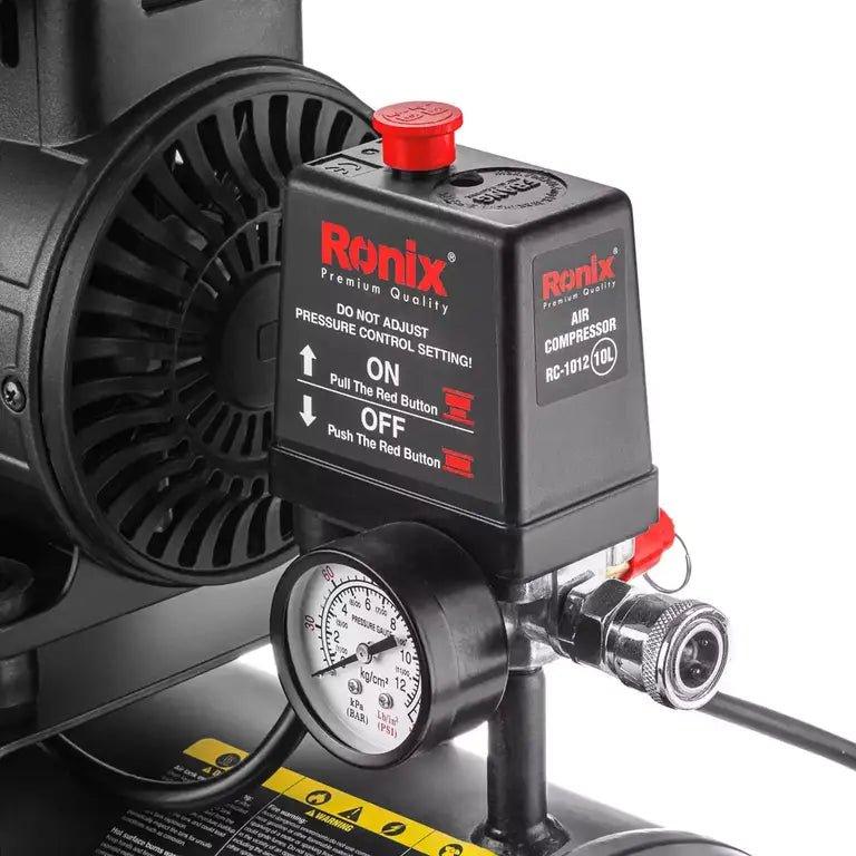 ჰაერის ჩუმი კომპრესორი Ronix RC-1012, 10ლ, 1280w - ბიგმარტი