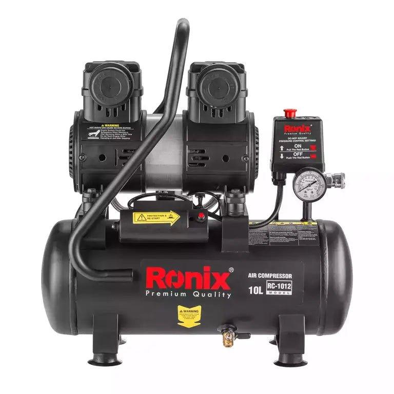 ჰაერის ჩუმი კომპრესორი Ronix RC-1012, 10ლ, 1280w - ბიგმარტი