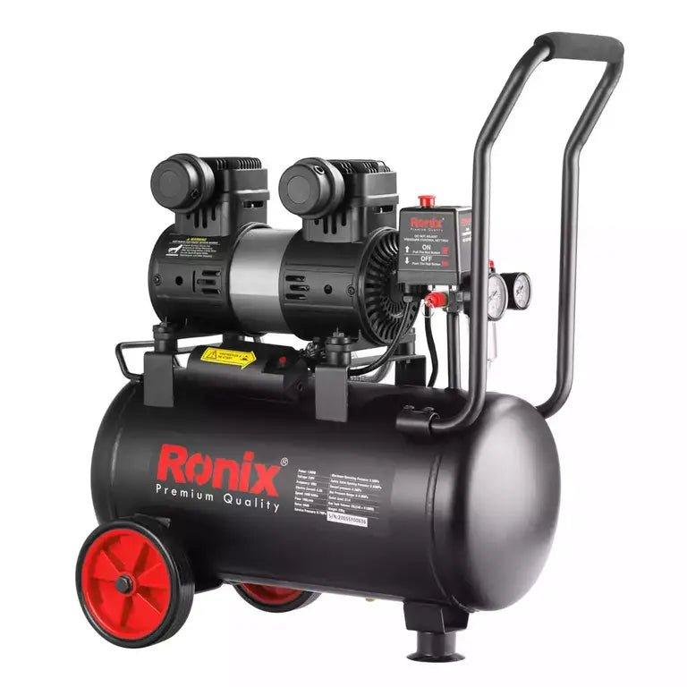 ჰაერის ჩუმი კომპრესორი Ronix RC-2512, 25ლ, 8 ბარი, 1.8HP - ბიგმარტი