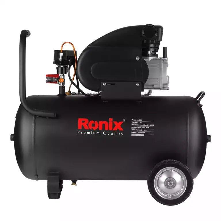 ჰაერის კომპრესორი Ronix RC-8010, 80ლ 2.5HP - ბიგმარტი