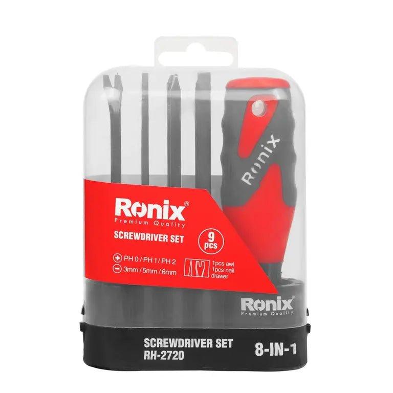 სახრახნისების ნაკრები Ronix RH-2720, 8ც - ბიგმარტი