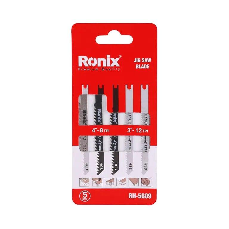 ბეწვა ხერხის პირები Ronix RH-5609, სხვადასხვა, 5ც - ბიგმარტი