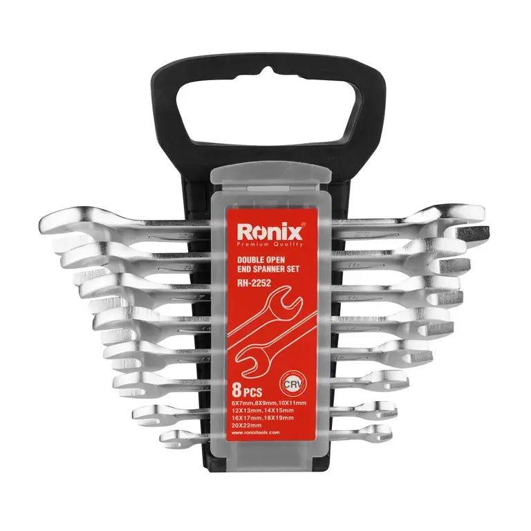 ღია ქანჩის გასაღებების ნაკრები Ronix RH-2252, 8ც - ბიგმარტი