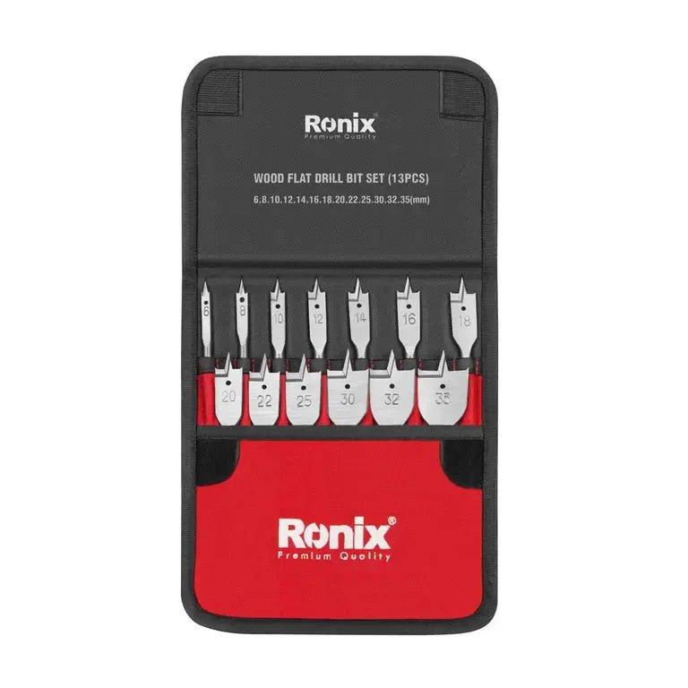 ხის ბურღების ნაკრები Ronix RH-5300, 13ც. - ბიგმარტი