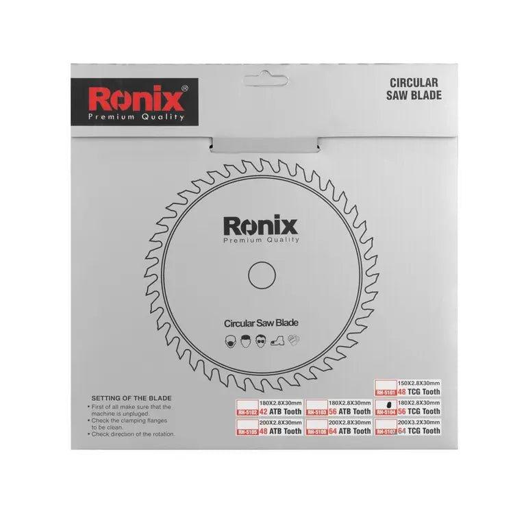 ცირკულარული ხერხის დისკი TCG 56T Ronix RH-5104, 200მმ - ბიგმარტი