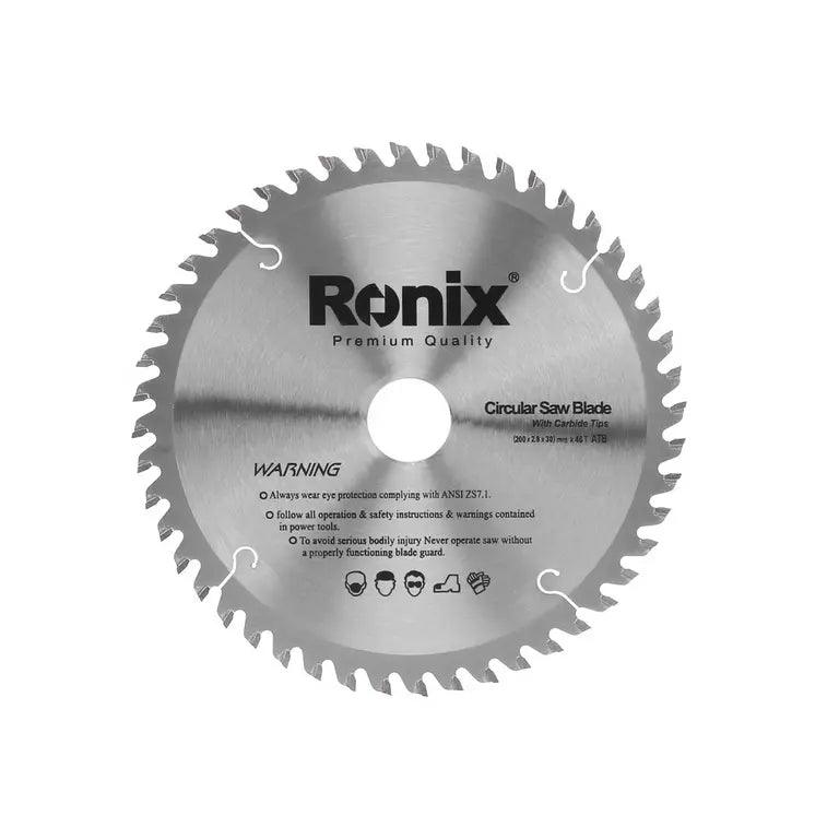 ცირკულარული ხერხის დისკი ATB 48T Ronix RH-5105, 200მმ - ბიგმარტი