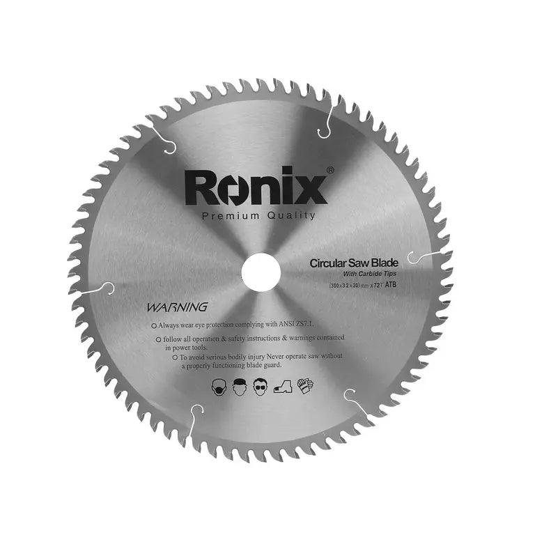 ცირკულარული ხერხის დისკი ATB 72T Ronix RH-5114, 300მმ - ბიგმარტი