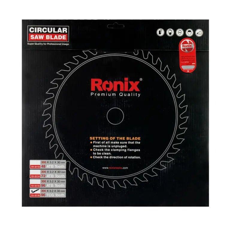 ცირკულარული ხერხის დისკი TCG 96T Ronix RH-5116, 300მმ - ბიგმარტი