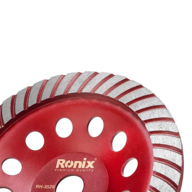 ქვის სახეხი ჯამისებური დისკი Ronix RH-3529, 180მმ - ბიგმარტი