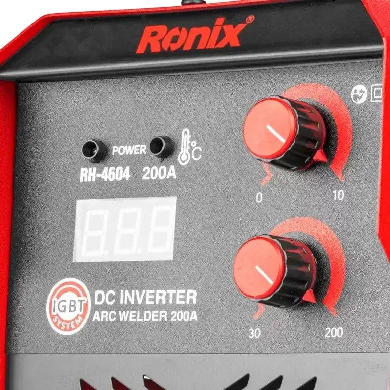 შედუღების აპარატი Ronix RH-4604, 200A, 9.5 KVA - ბიგმარტი