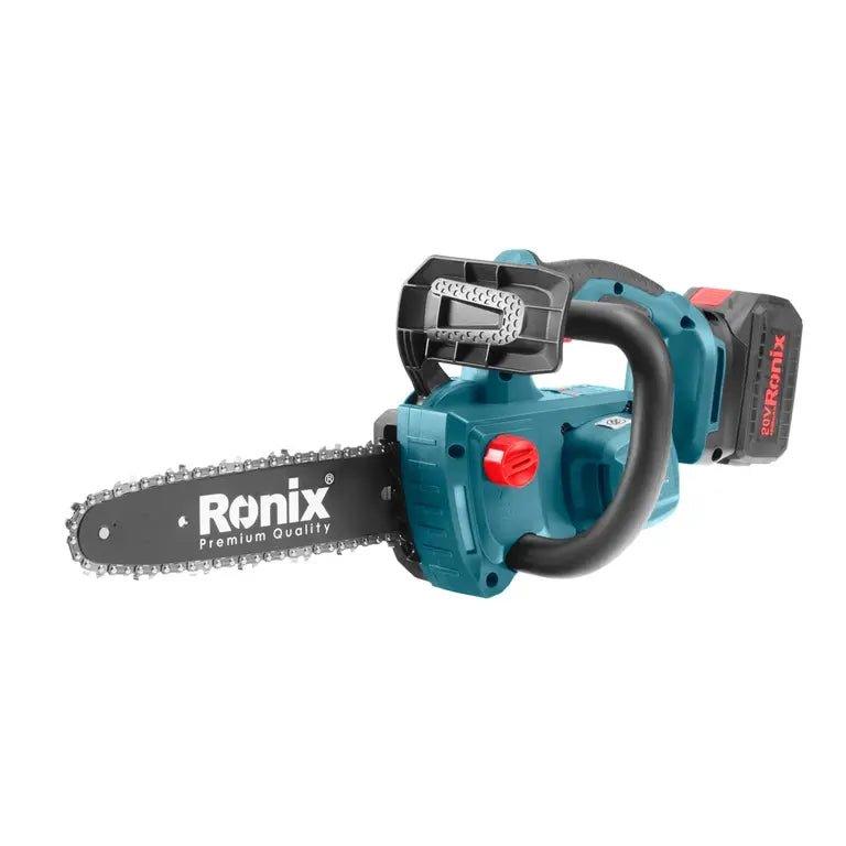 უნახშირო უსადენო ჯაჭვური ხერხი Ronix 8651 20V - ბიგმარტი