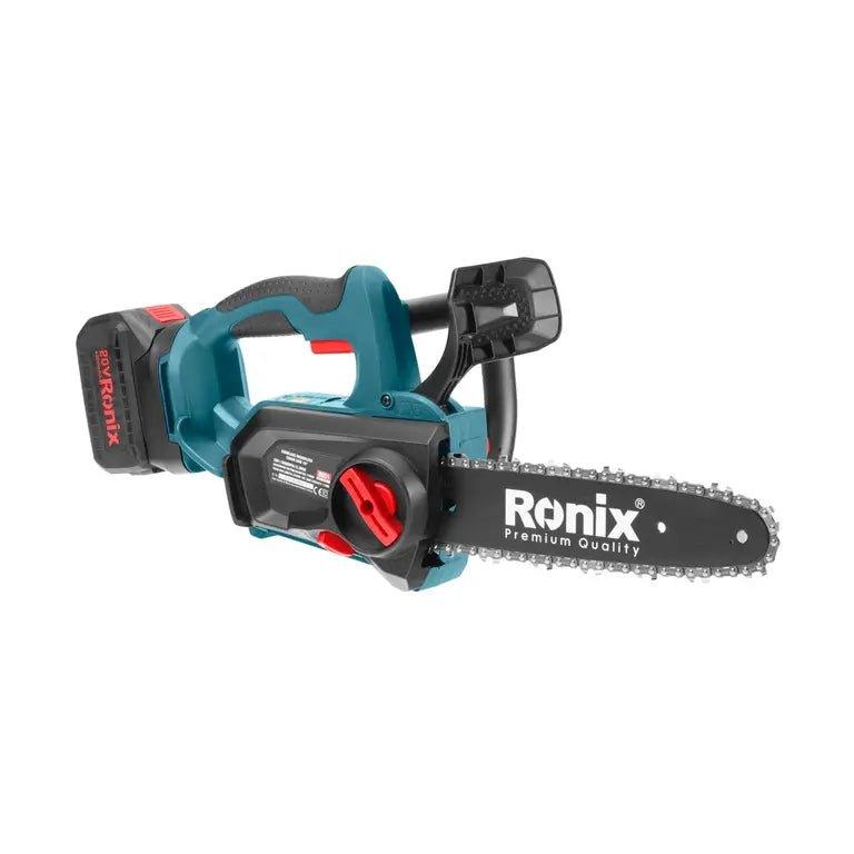 უნახშირო უსადენო ჯაჭვური ხერხი Ronix 8651 20V - ბიგმარტი